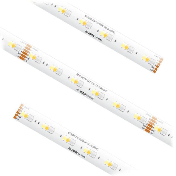 100' 7 watt (per foot) 24 volt RGBW LED Tape Light Strip
